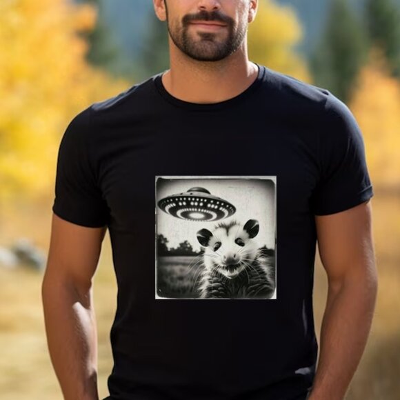 Unbranded Other - Funny Possum Shirt, Opossum Selfie Picture Shirt,  Weird Animal Shirt